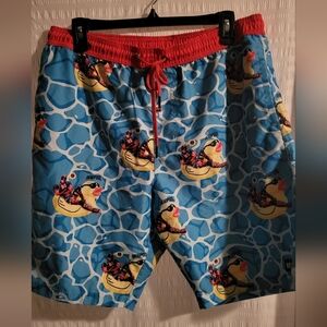 Deadpool swim trunks,with rubber ducks. Very cool, will get tons of compliments